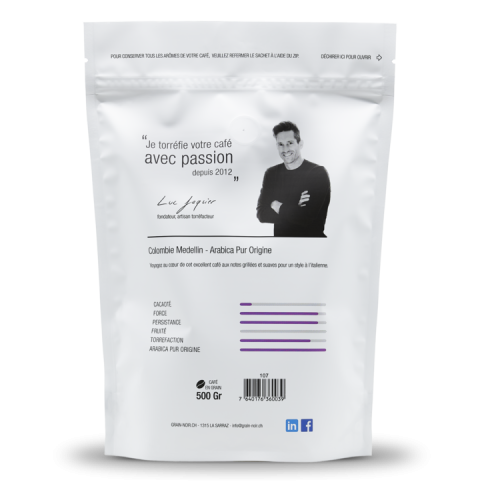 Grain Noir café Colombie 500 g